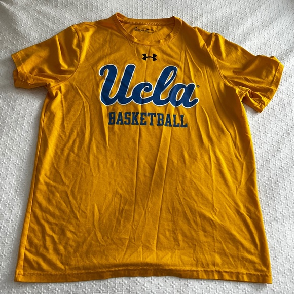Under Armour UCLA Gold Basketball Short Sleeve Crewneck T-Shirt | Size Small - Picture 1 of 4